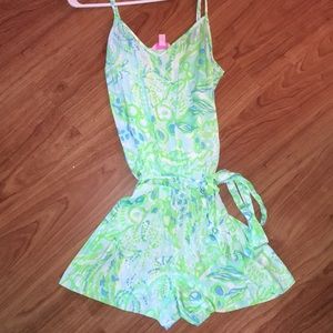 Lilly Pulitzer Romper, size small. Worn once